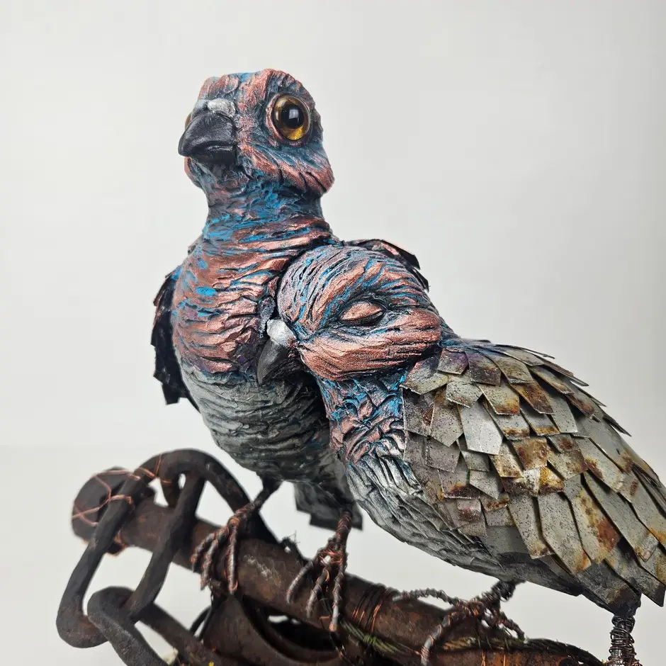 Dove sculpture by Kristian Saapunki aka RawSculptor