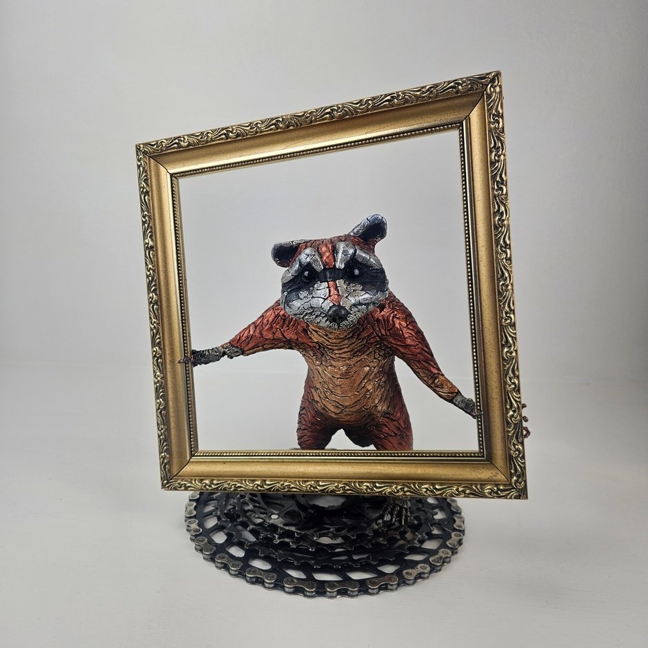 Skulptur, Kunstkuppen av Kristian Saapunki.